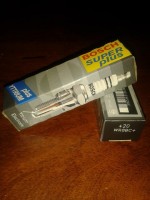 Esta fueron las bujias que puse. Bosch Super plus, luz de 0,8mm