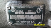 Detalle de la identificación de la caja ZF que equipaba a estos modelos.