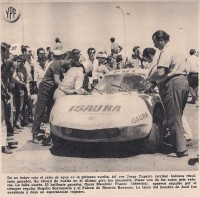 Jorge CUPEIRO y otra Liebre III-Chevrolet. Marcó el récord de vuelta en la última. Un caño de agua lo postergó al comienzo.