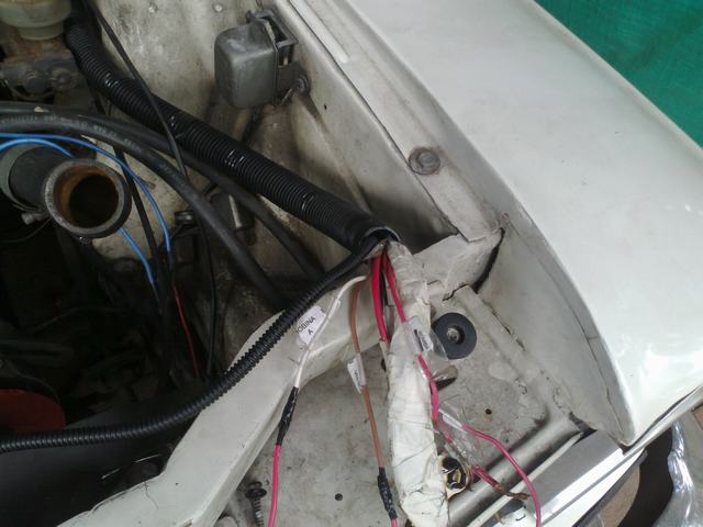 pasando los cables