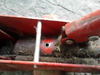 ya sin el tapon, por la perforacion colocar liquido de direccion hidraulica normal (no llenar del todo, solo hasta que cubra el piston) y listo, vuelve a funcionar como nuevo.