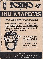 Publicidad de la época de las bombas de nafta Indianápolis.